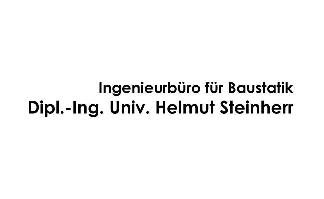 Dipl.-Ing. Univ. Helmut Steinherr Ingenieurbüro für Baustatik